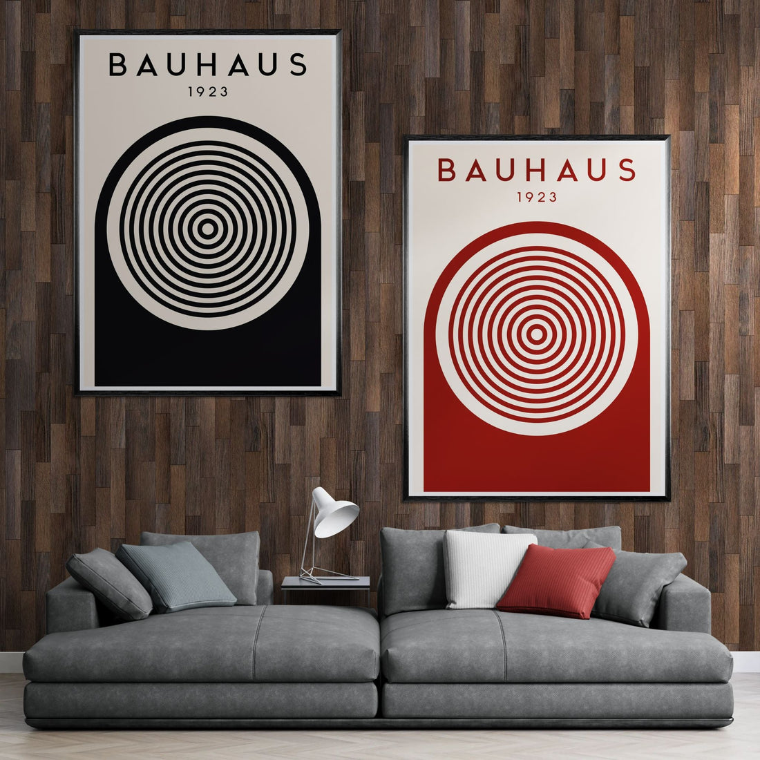 Framed Wall Art for Living Room Bauhaus