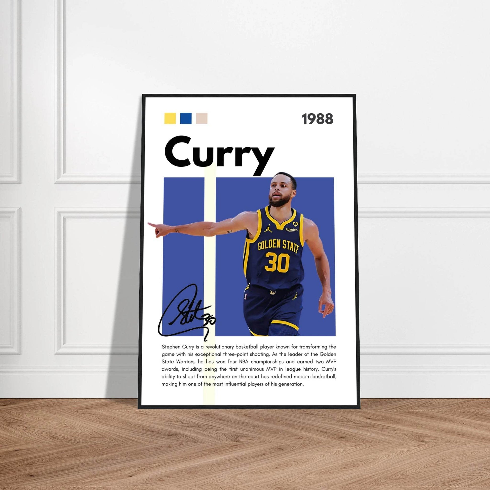 Stephen Curry Chef Curry Warriors Framed Poster - Vibrantwalls