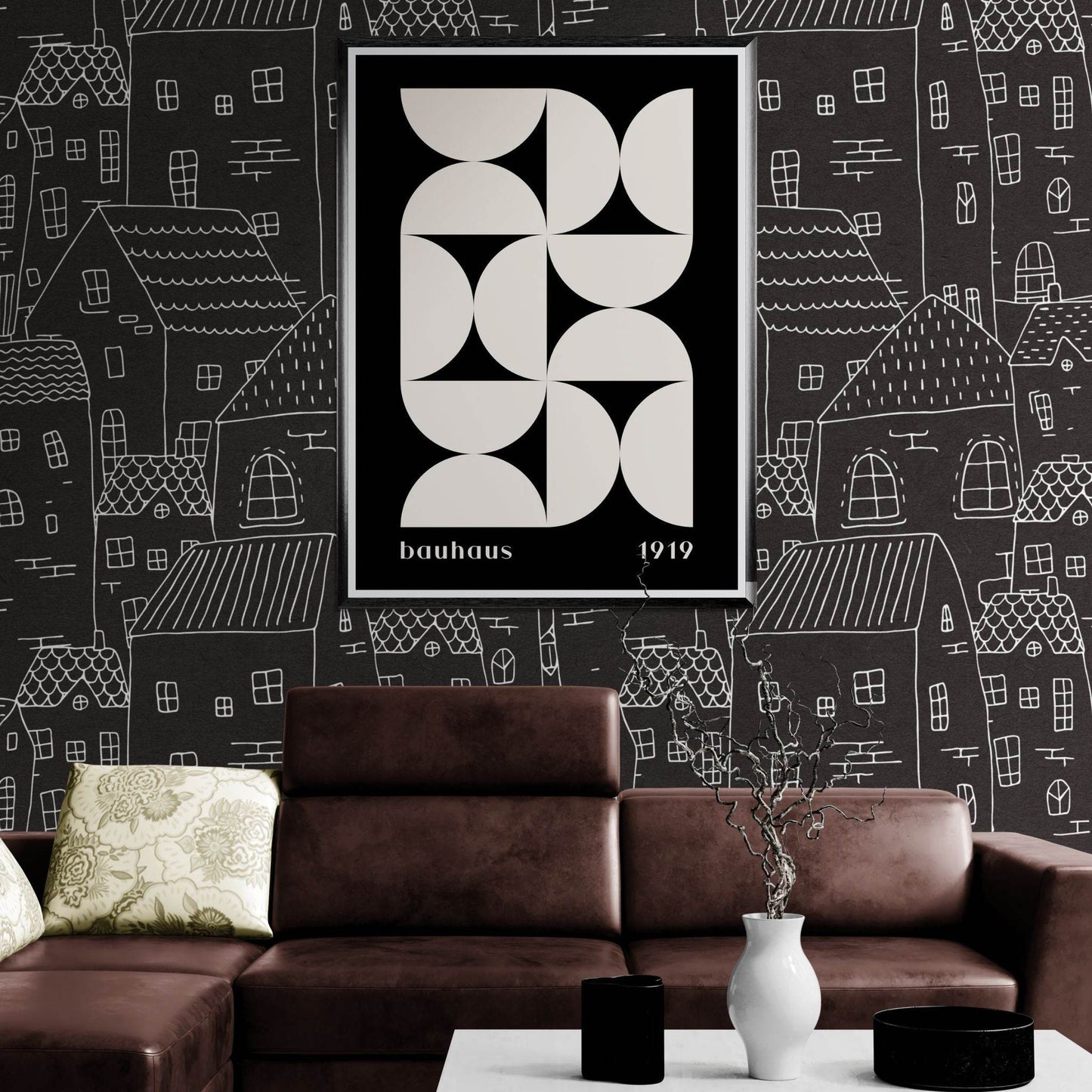 Bauhaus 1919 Geometric Abstract - Vibrantwalls