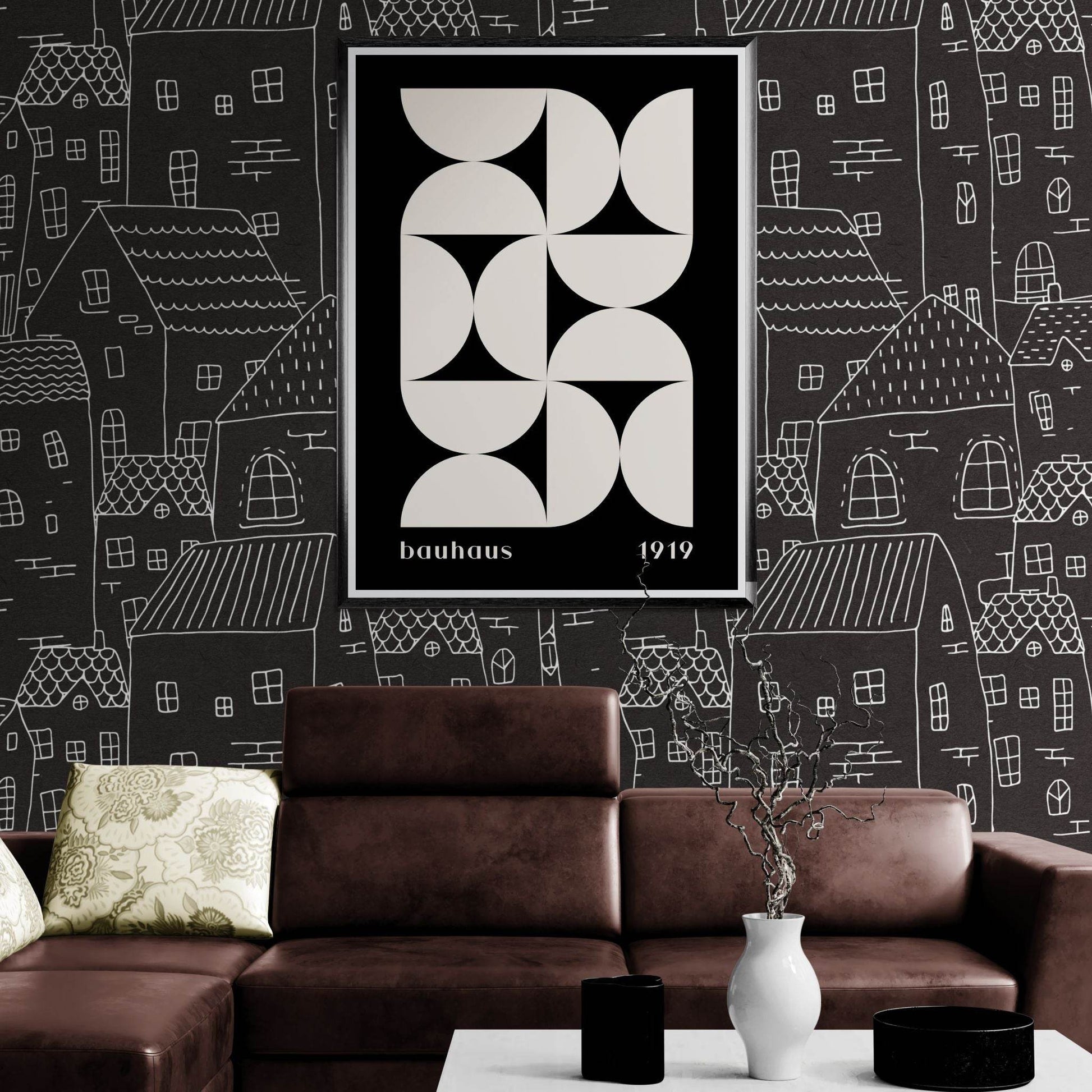 Bauhaus 1919 Geometric Abstract - Vibrantwalls