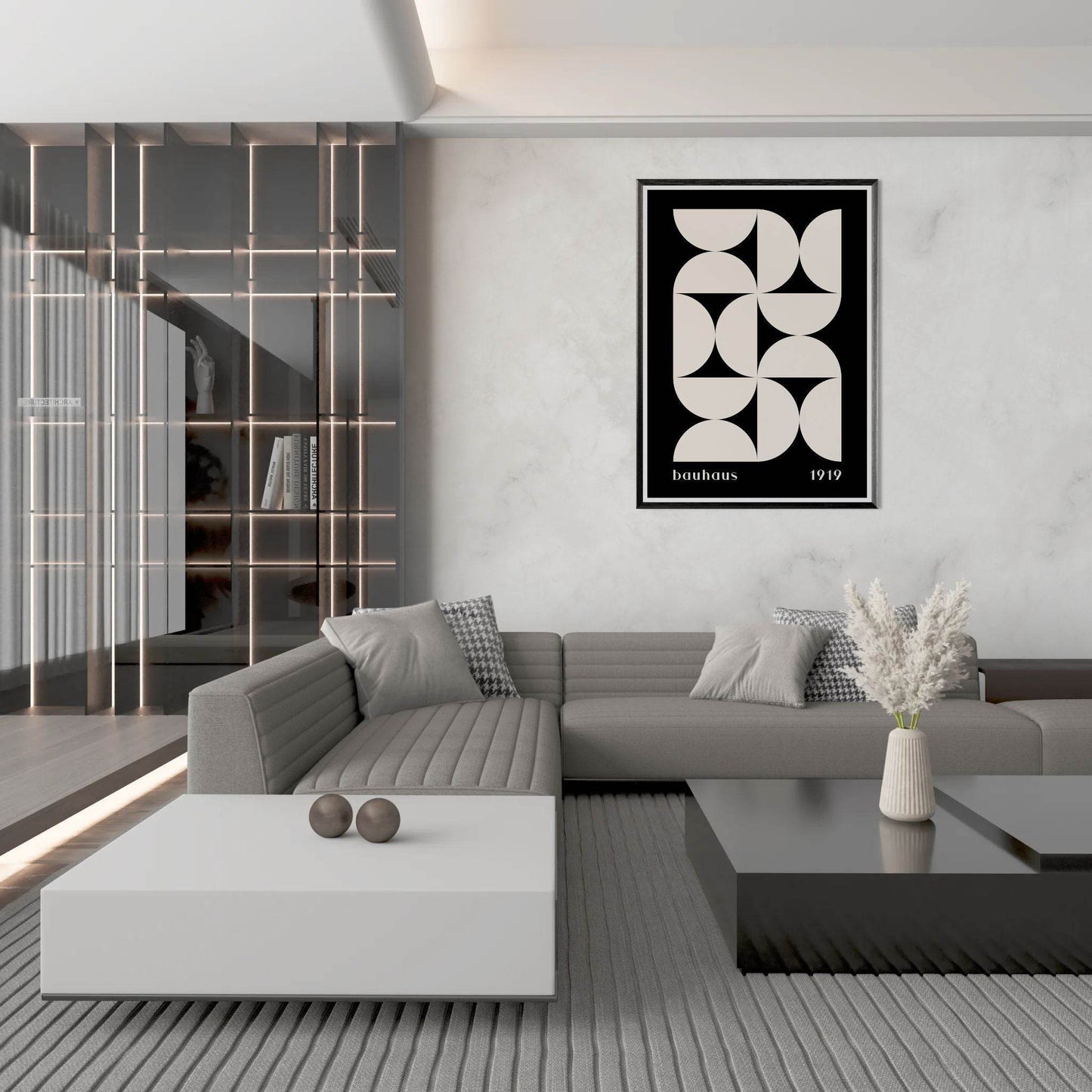 Bauhaus 1919 Geometric Abstract - Vibrantwalls