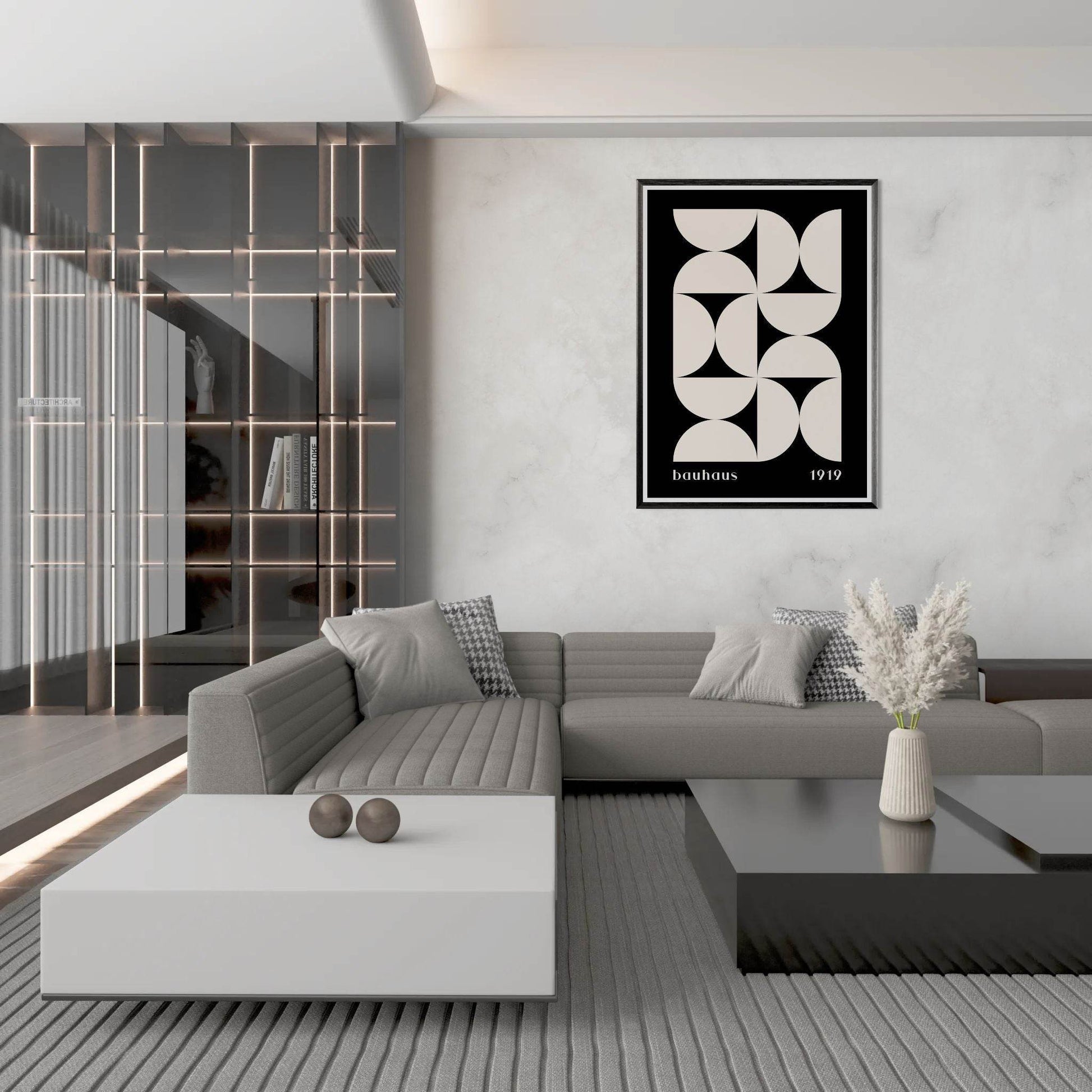 Bauhaus 1919 Geometric Abstract - Vibrantwalls