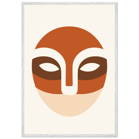 Abstract Desert Landscape Face - Vibrantwalls