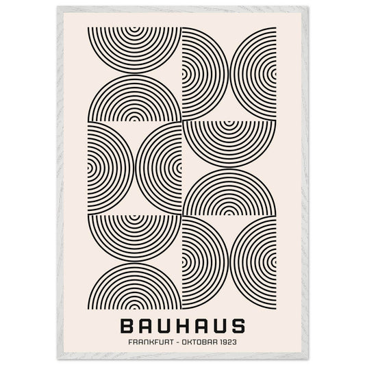 Bauhaus Black & Beige - Vibrantwalls