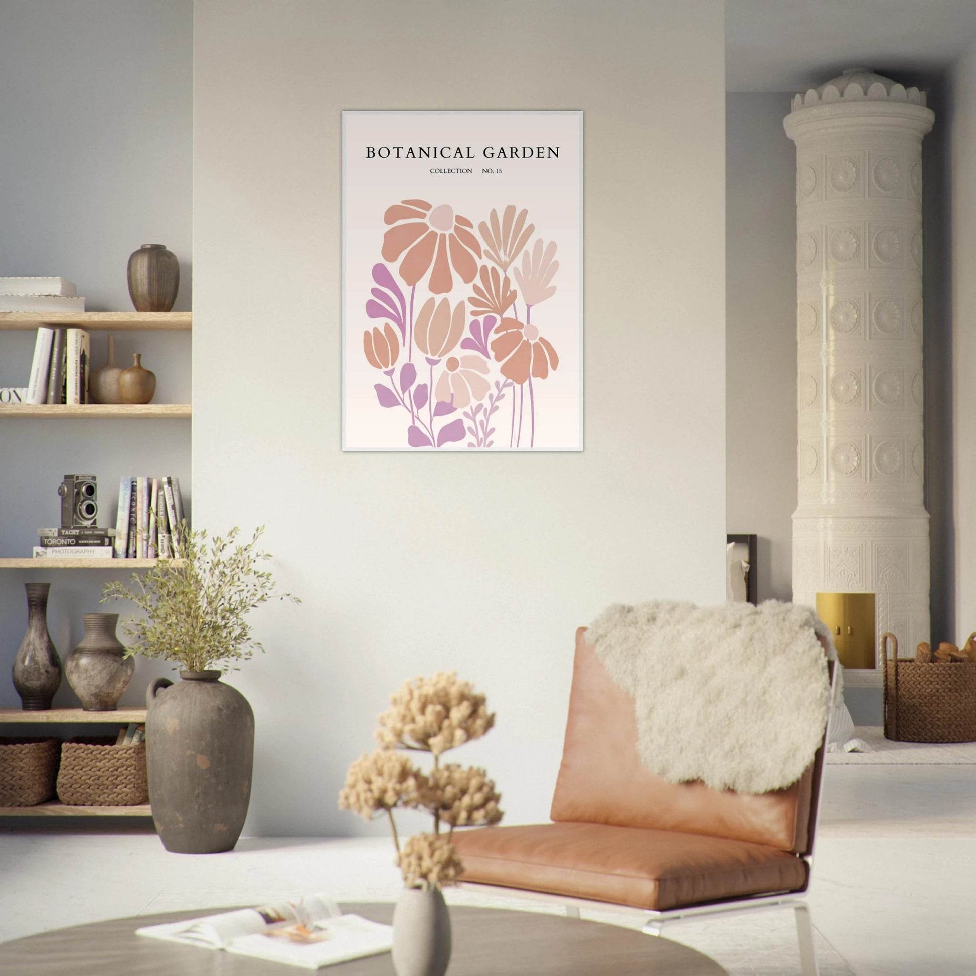 Botanical Garden Collection Framed Posters – Soft Floral Abstract Art Prints | Ready-to-Hang - Vibrantwalls