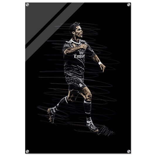 Cristiano Ronaldo - Abstract Mosaic Art - Printed Footballs