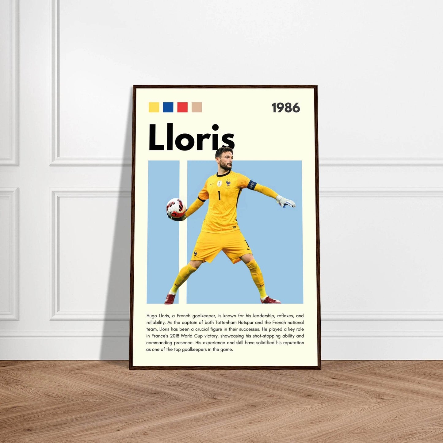Hugo Lloris France Goalkeeper Football Poster Vibrantwalls