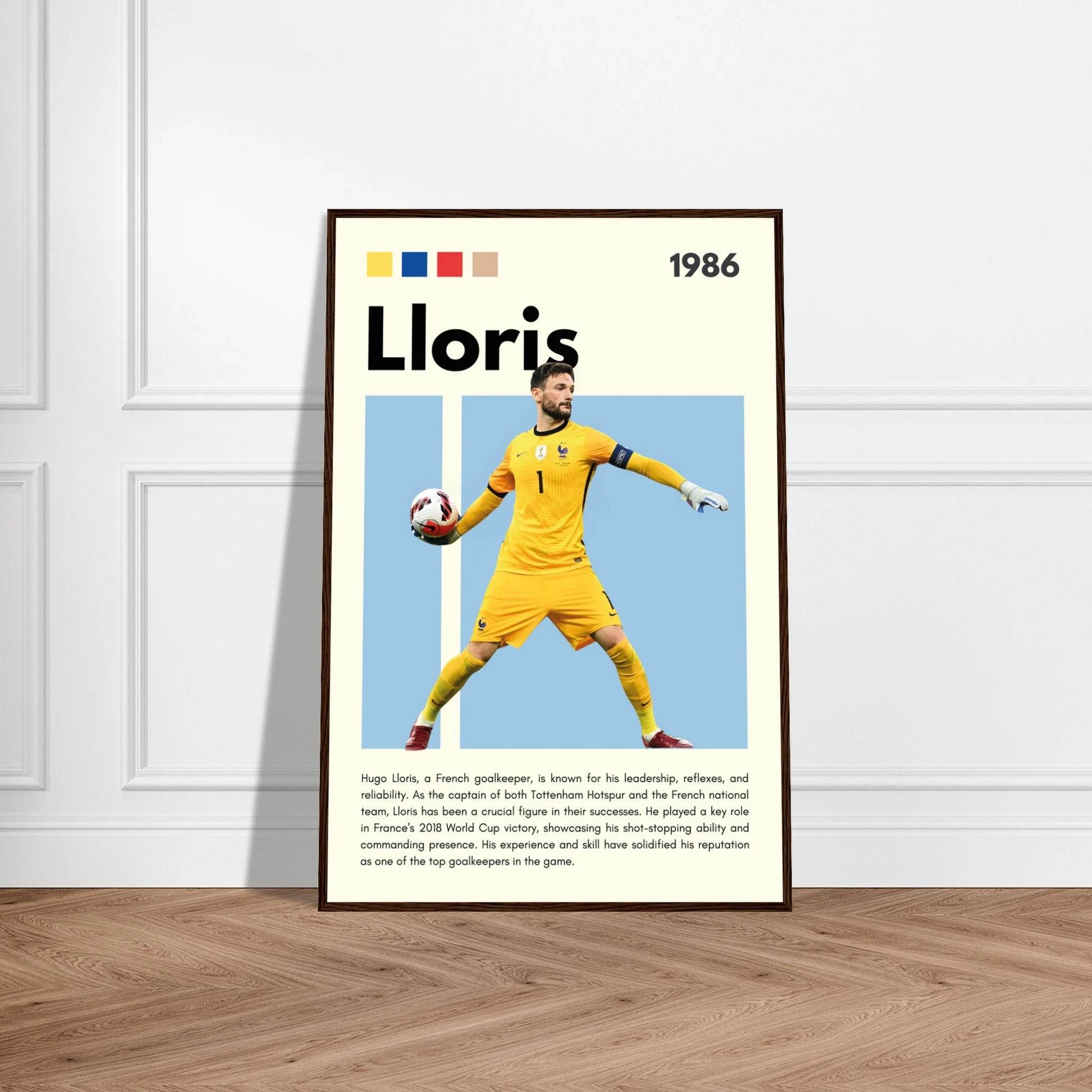 Hugo Lloris France Goalkeeper Football Poster Vibrantwalls