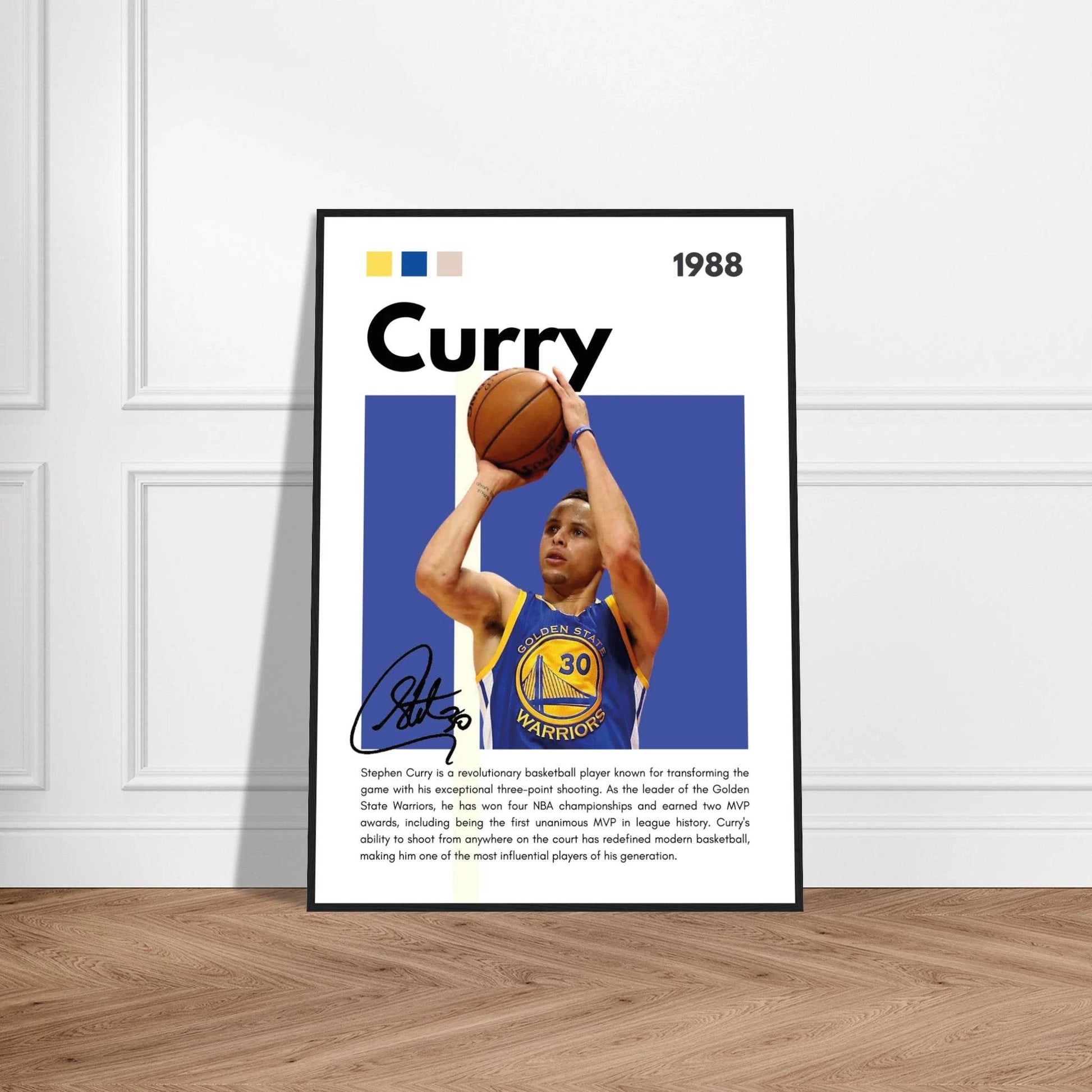 Stephen Curry Golden State Warriors Vintage Art - Vibrantwalls