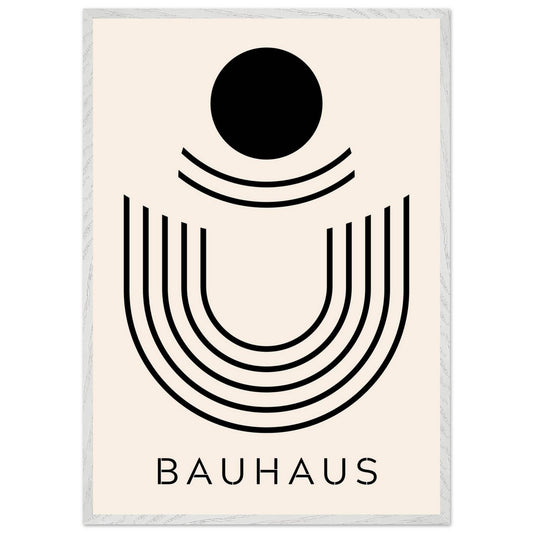 Bauhaus Black & Beige Abstract - Vibrantwalls
