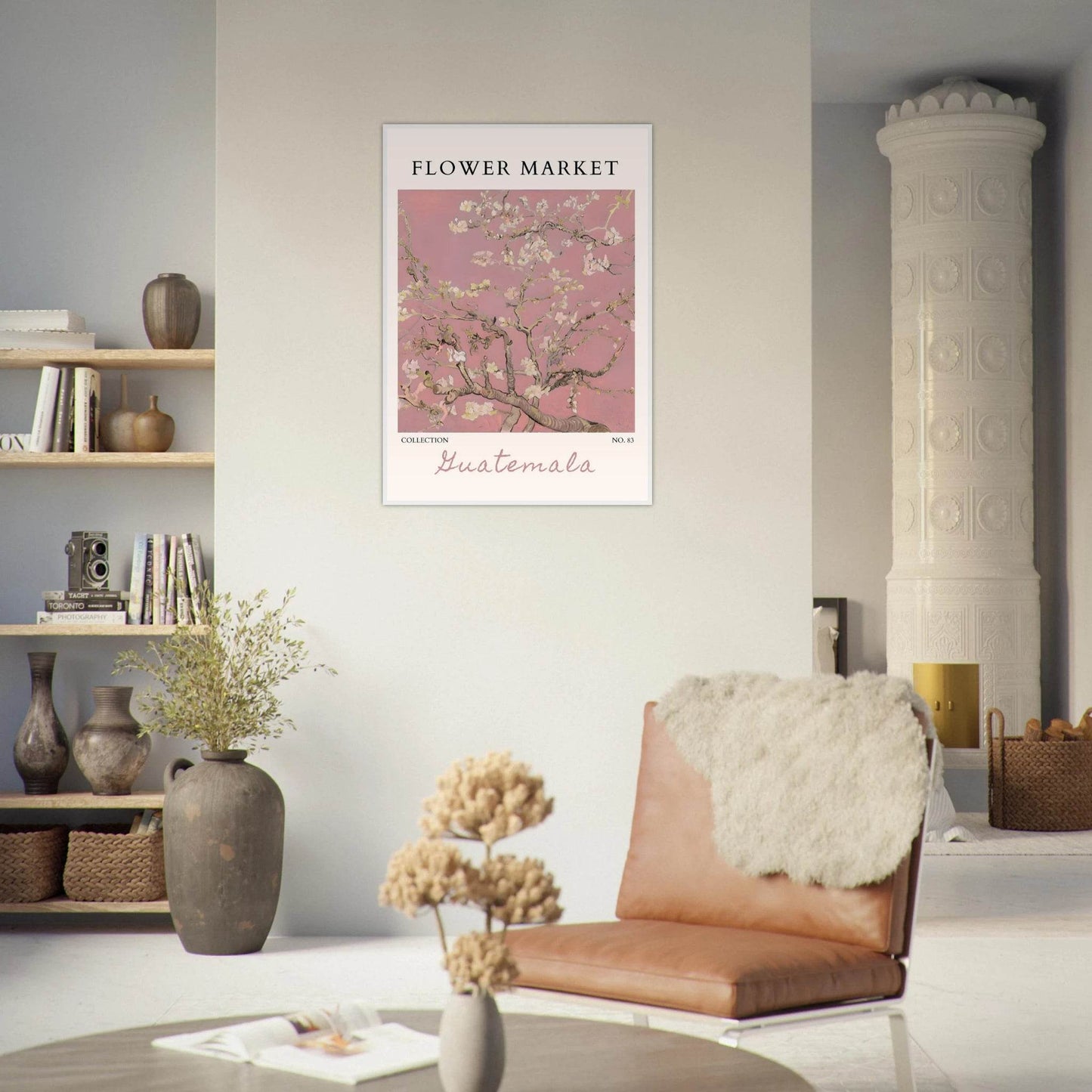 Pink Blossom Nature Framed Poster – Serene Floral Art Print | Ready-to-Hang in Multiple Sizes & Frame Finishes - Vibrantwalls