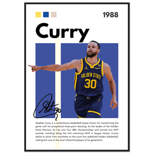 Stephen Curry Chef Curry Warriors Framed Poster - Vibrantwalls