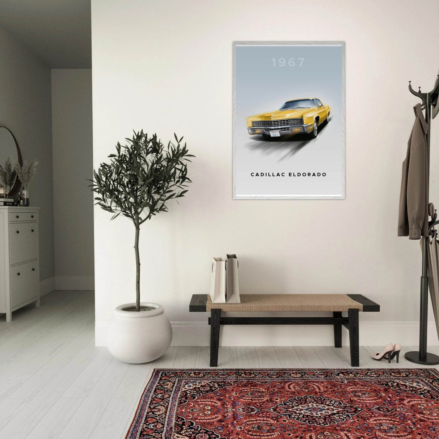 1967 Cadillac Eldorado - Iconic American Luxury Framed Poster - Vibrantwalls