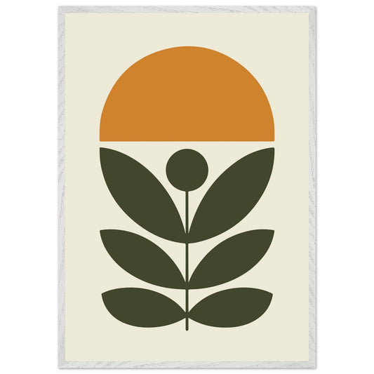 Abstract Botanical Green Plant Modern Art - Vibrantwalls