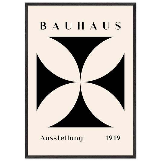 Bauhaus Black & Beige - Vibrantwalls
