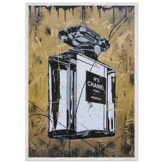 Chanel Framed Art | Luxury Perfume Wall Art - Vibrantwalls