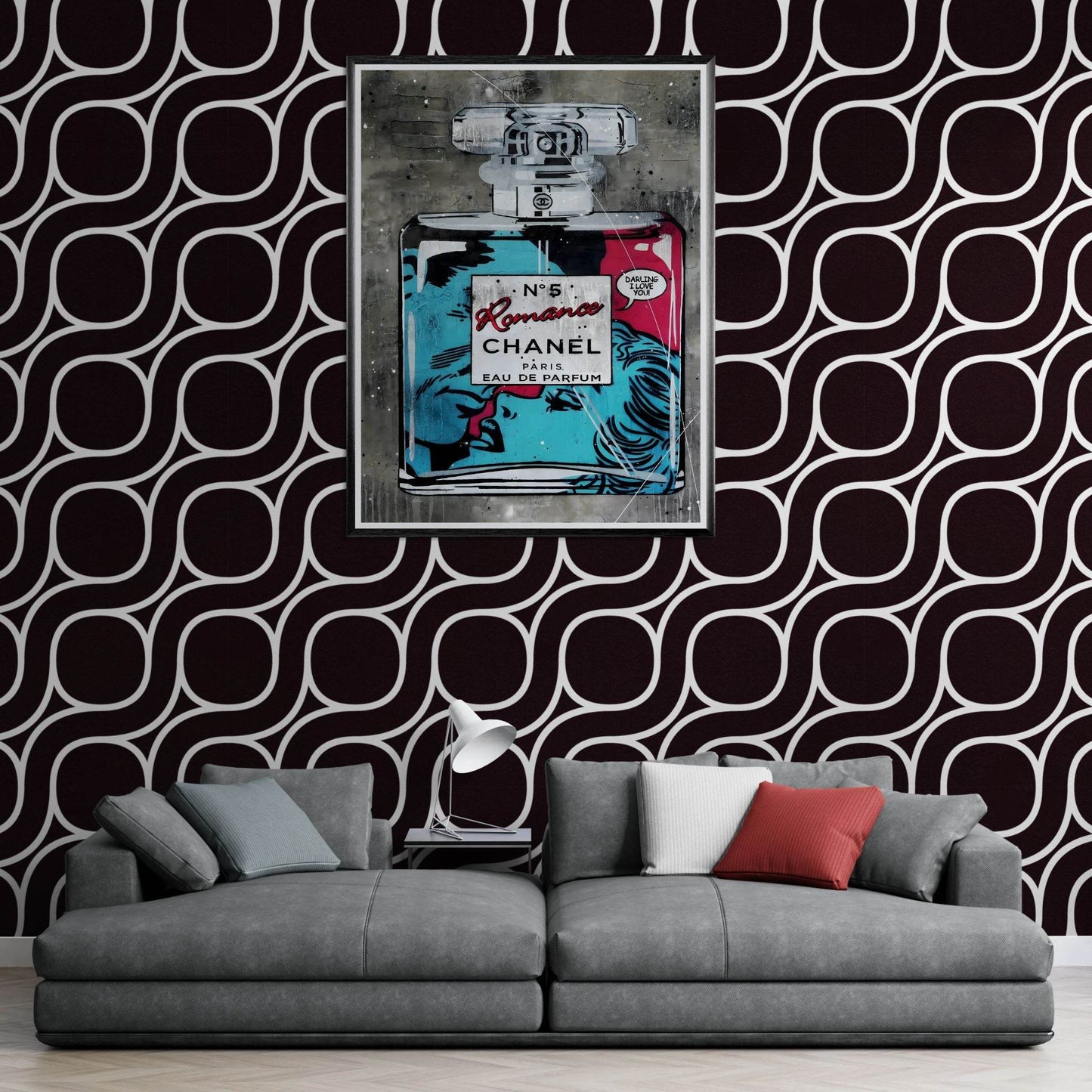 Colorful Chanel Wall Art- Vibrantwalls