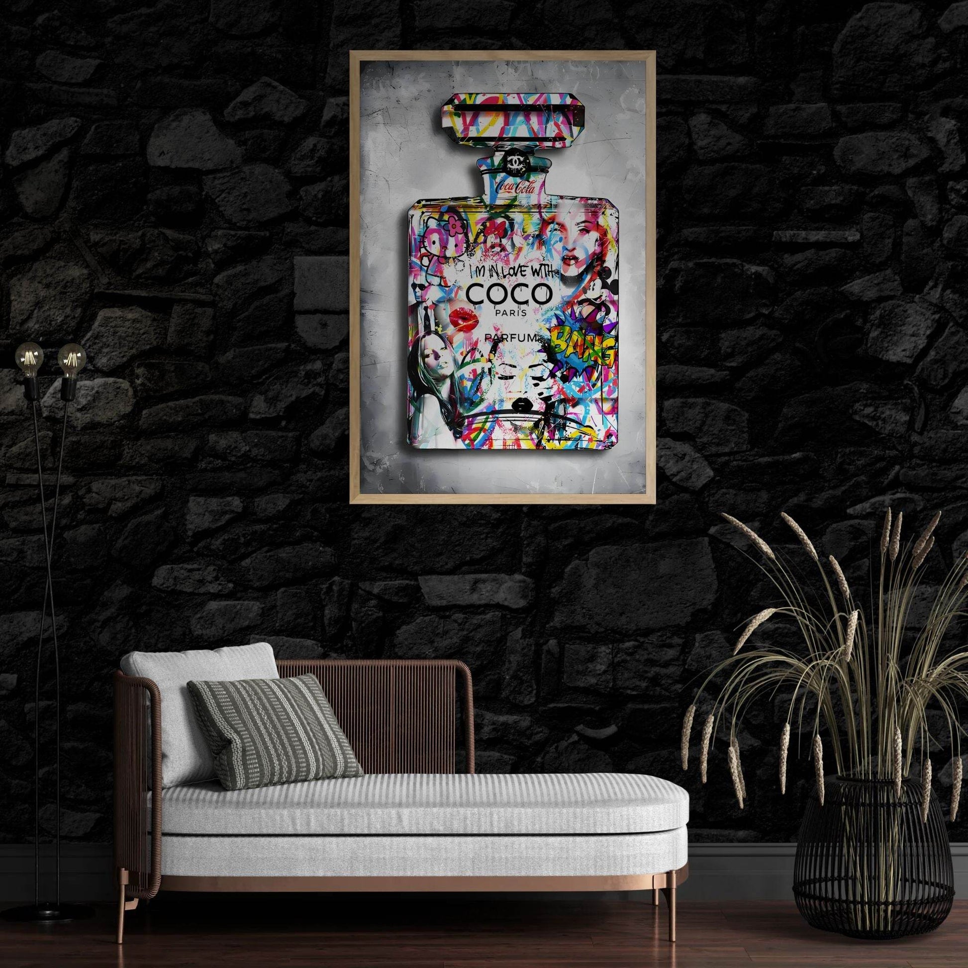 Pop Art Chanel Wall Art- Vibrantwalls