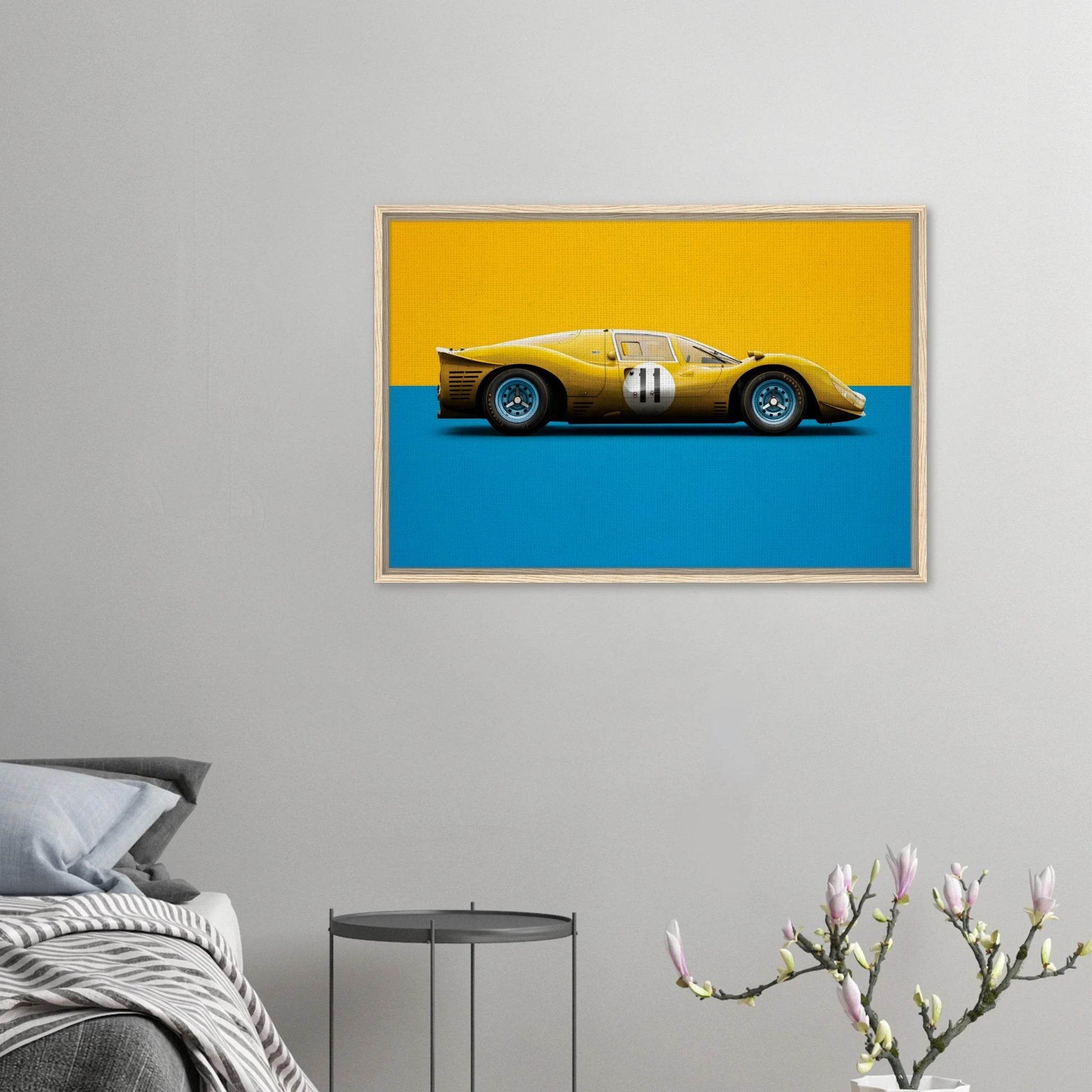 Ferrari 330 P4 Vintage F40 F50 Enzo Ferrari Cars Wall Art - Vibrantwalls