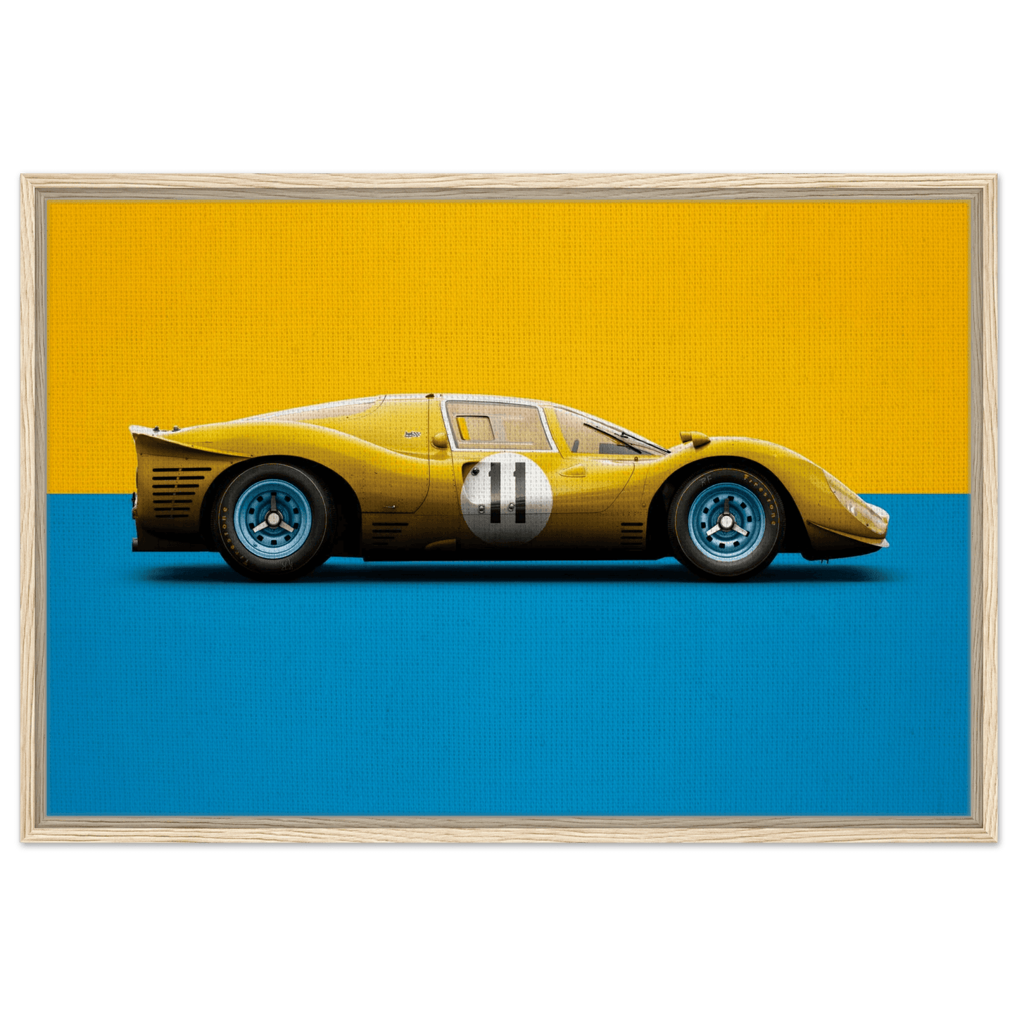Ferrari 330 P4 Vintage F40 F50 Enzo Ferrari Cars Wall Art - Vibrantwalls