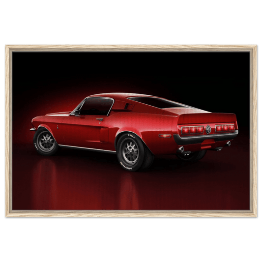 Ford Mustang Fastback- 1970 - Car Canvas Art
