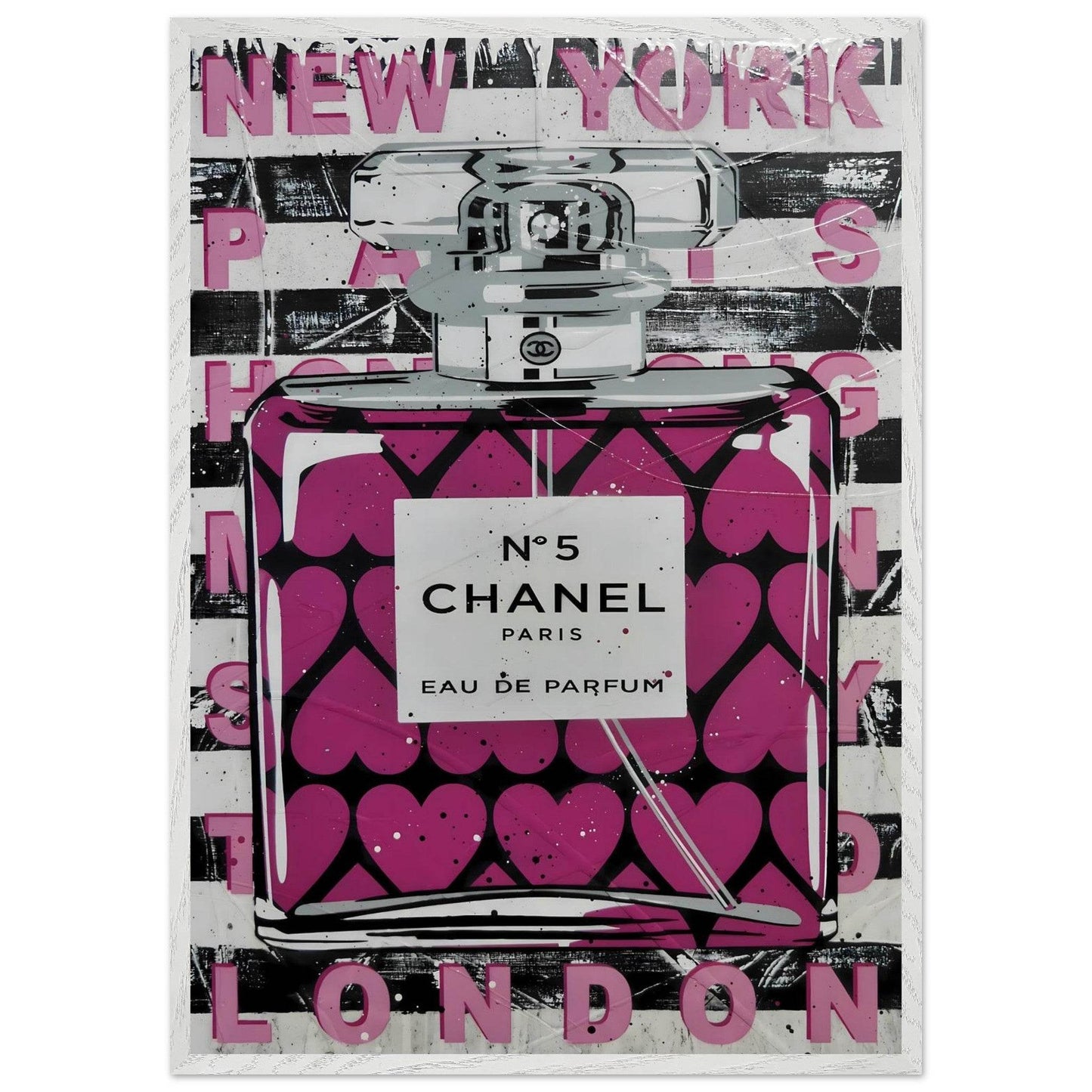 Pink Coco Chanel Wall Art - Vibrantwalls