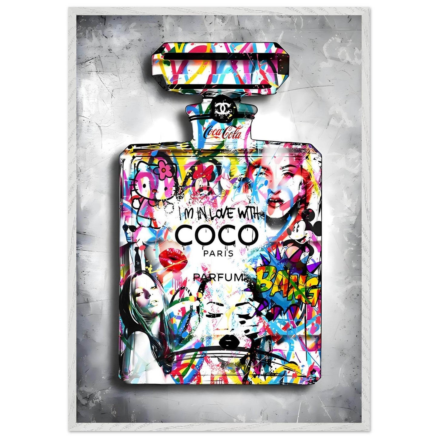 Pop Art Chanel Wall Art- Vibrantwalls