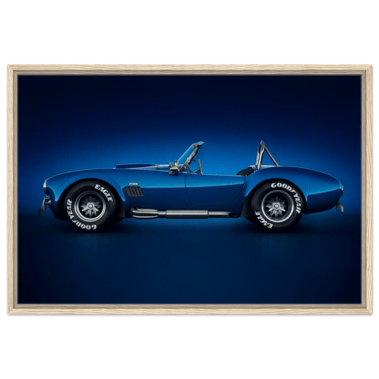 Shelby Cobra 427 Abstract Art - Vintage Framed Wall Art