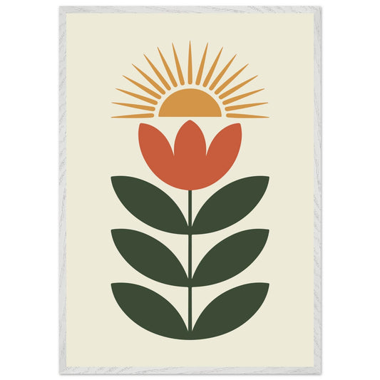 Abstract Floral Sun - Vibrantwalls