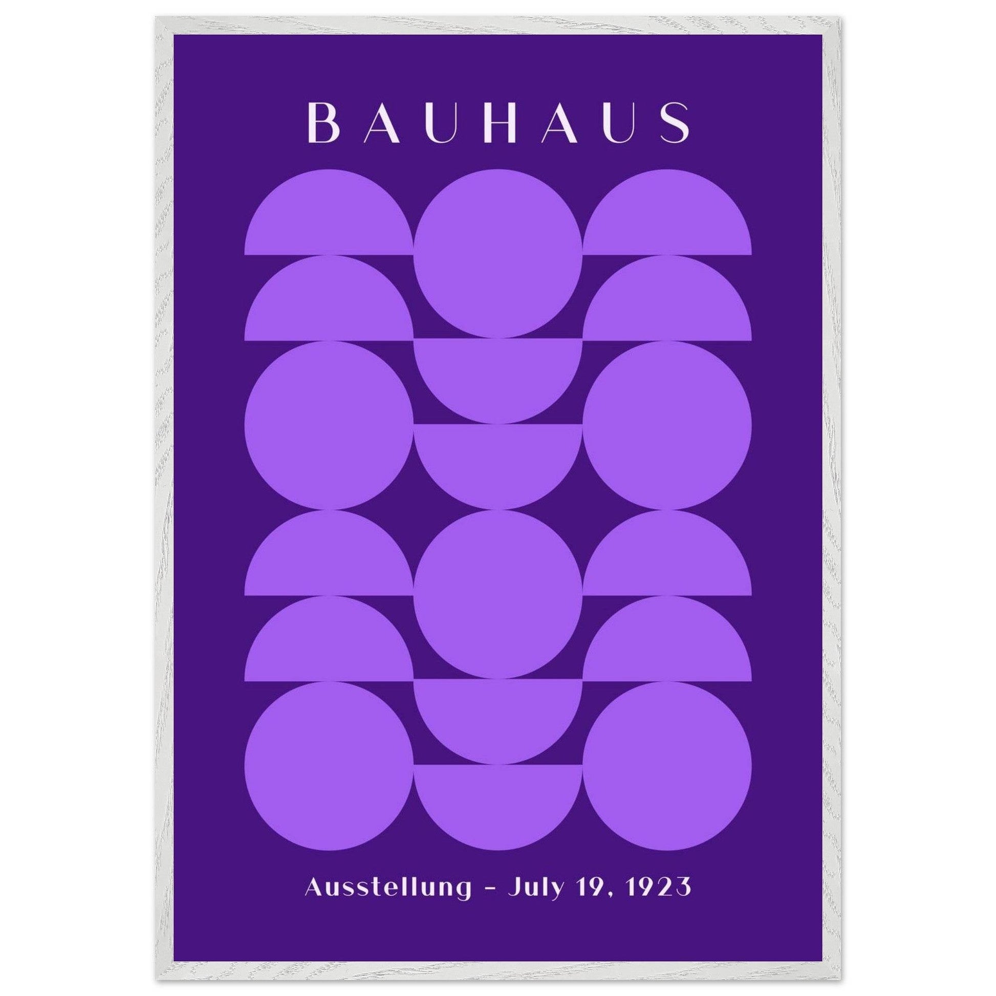 Bauhau 1923 Purple Geometric - Vibrantwalls