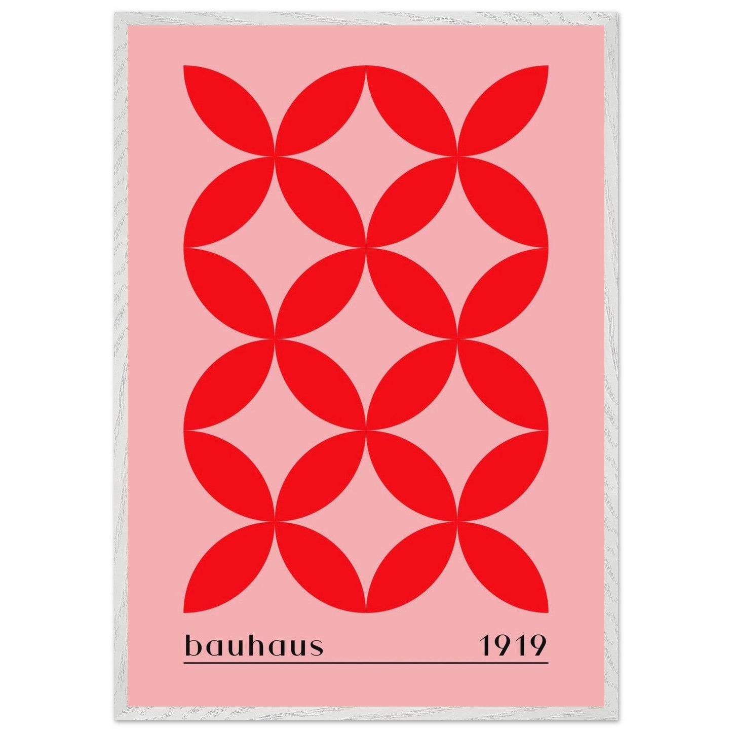 Bauhaus Minimalist Bold Red Geometric Design - Vibrantwalls