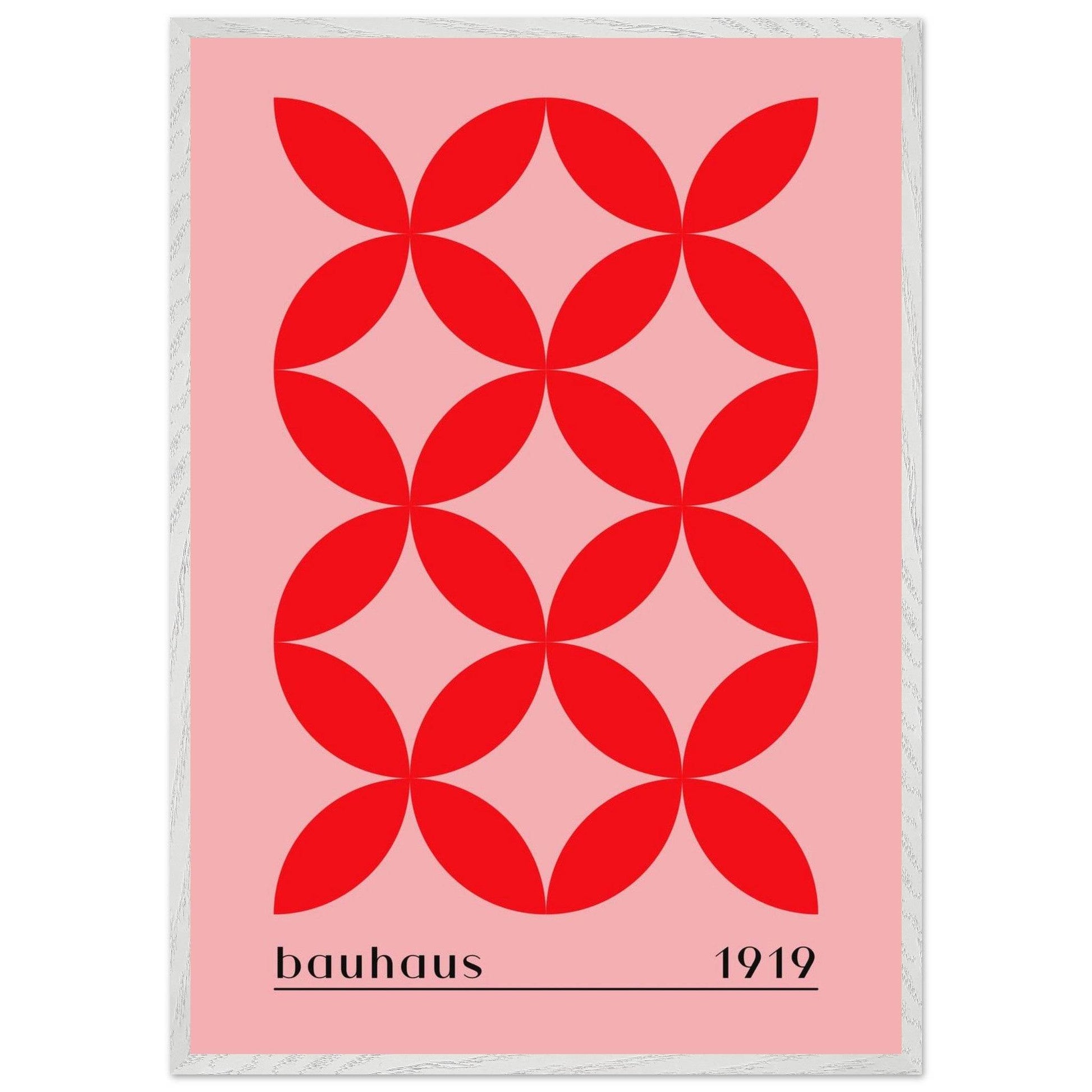 Bauhaus Minimalist Bold Red Geometric Design - Vibrantwalls