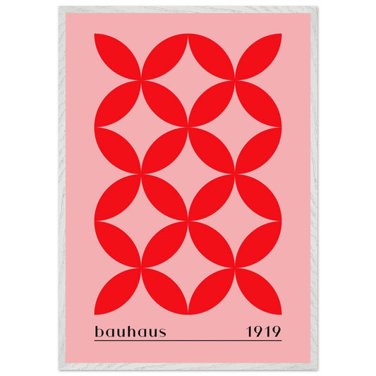 Bauhaus Minimalist Bold Red Geometric Design - Vibrantwalls
