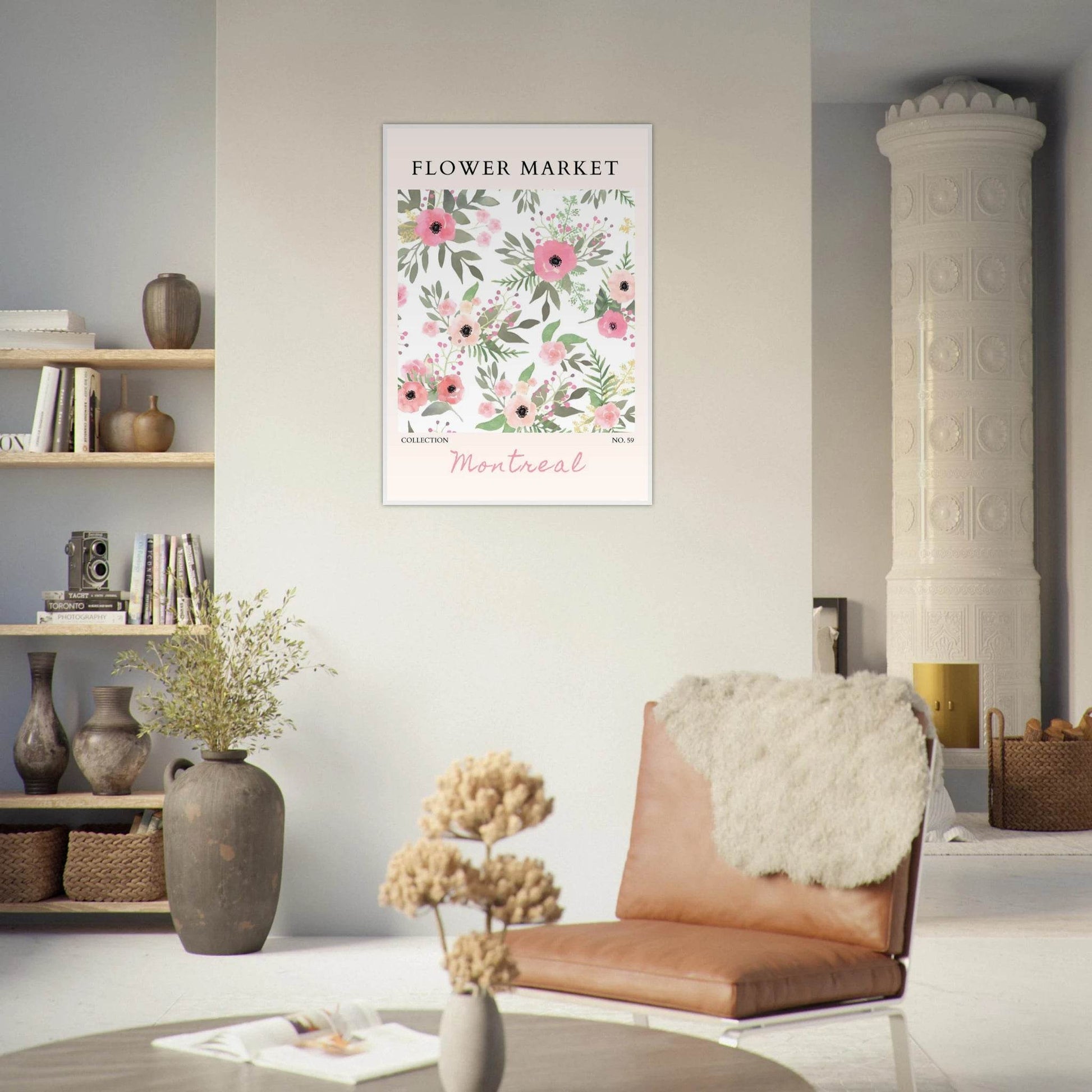 Flower Market Collection: Montreal – Whimsical Floral Art Prints - Vibrantwalls