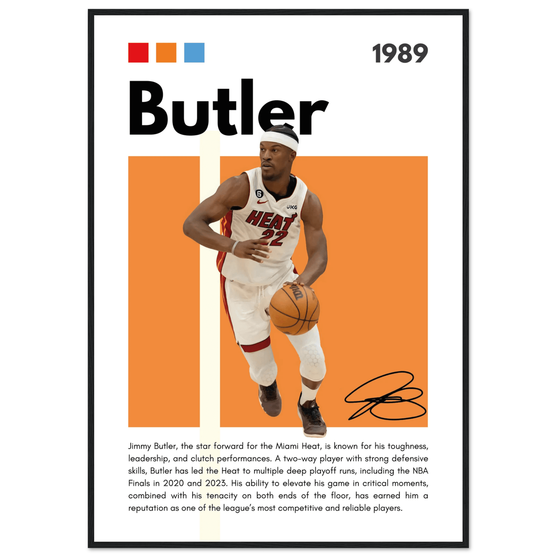 Jimmy Butler Heat Culture Miami Framed Poster - Vibrantwalls