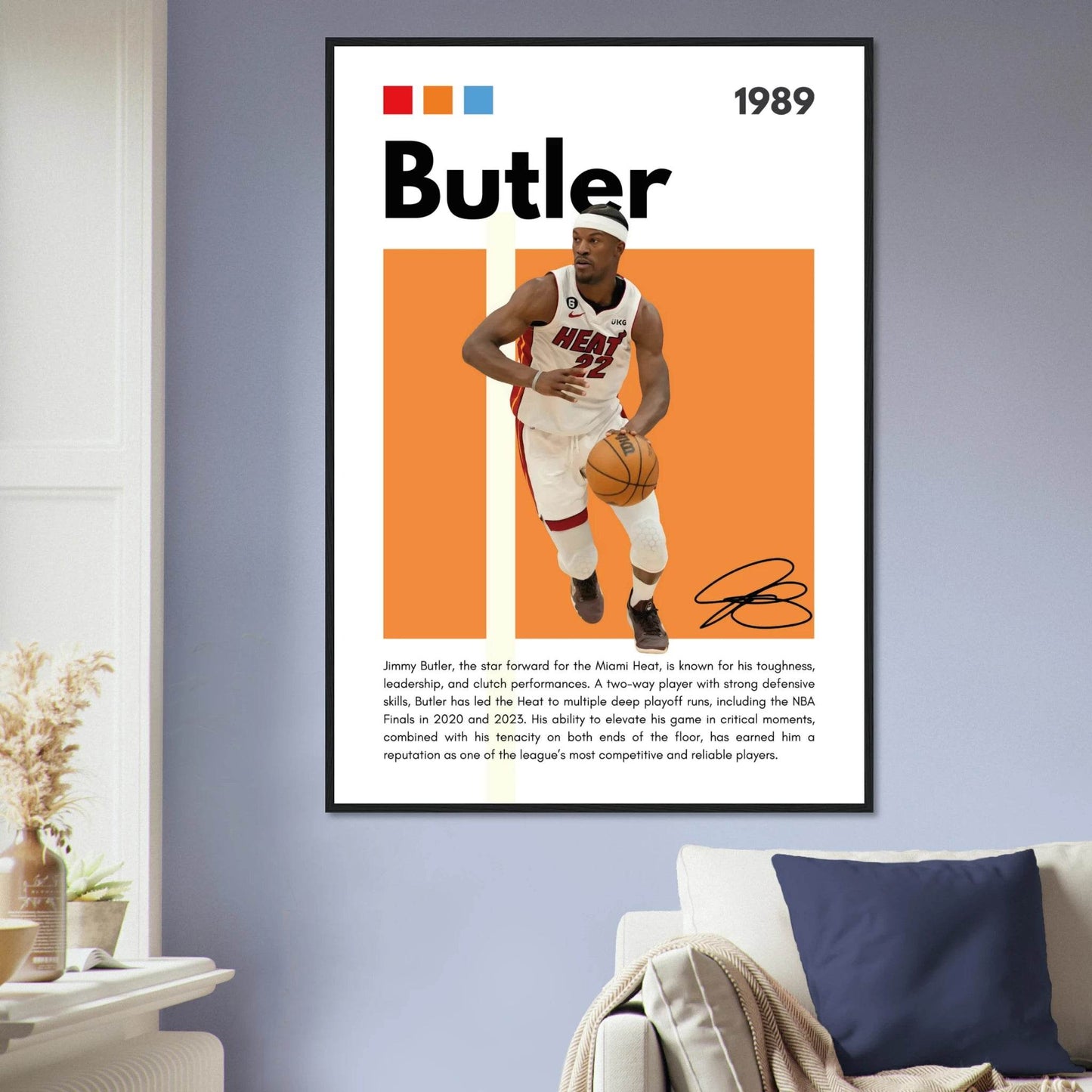 Jimmy Butler Heat Culture Miami Framed Poster - Vibrantwalls