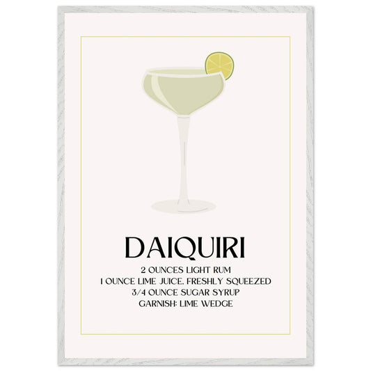 Classic Daiquiri Cocktail Recipe - Vibrantwalls