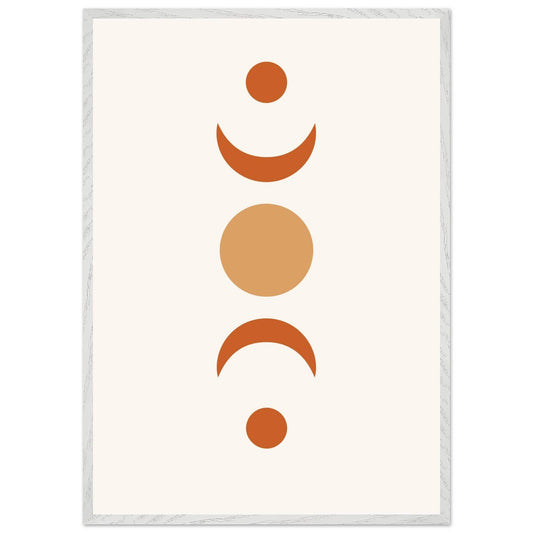 Desert Landscape | Boho Moon - Vibrantwalls