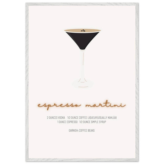 Espresso Martini Cocktail Recipe - Vibrantwalls