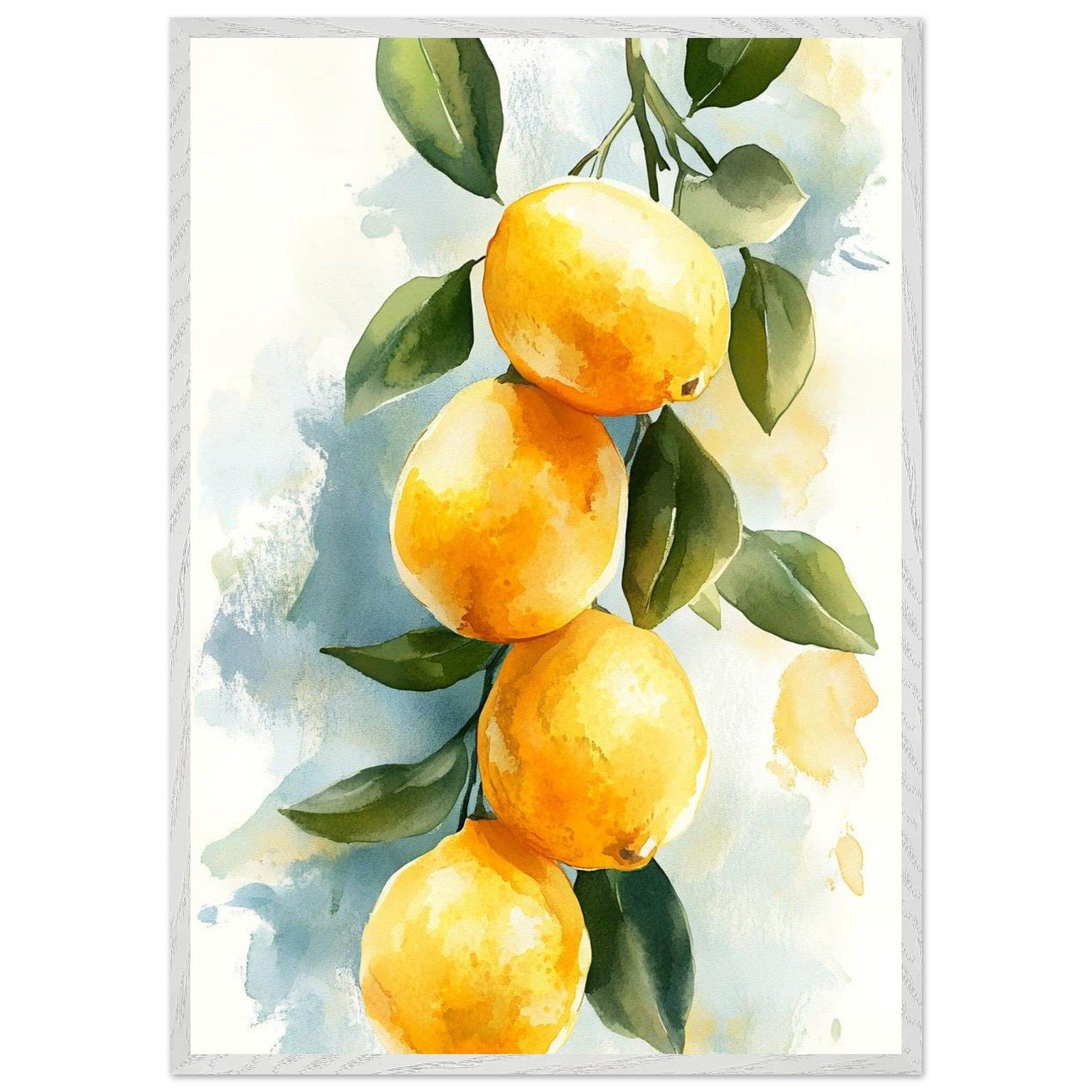 Vintage Italian Coastal Drive Amalfi Lemon Grove - Vibrantwalls