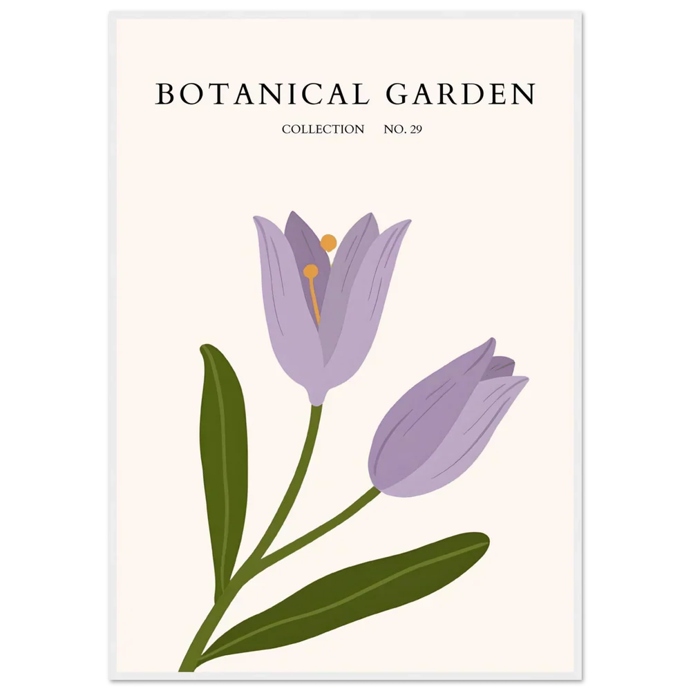 Vibrant pink and purple flower bouquet wall art - botanical floral print for home decor and interior design