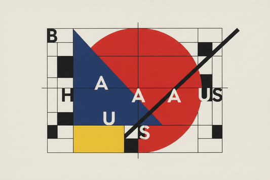 Bauhaus Collage Wall Art Framed Poster Modernist Design