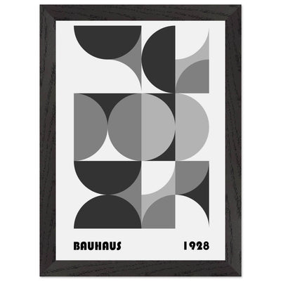 Bauhaus 1928 - Geometric Monochrome - Vibrantwalls