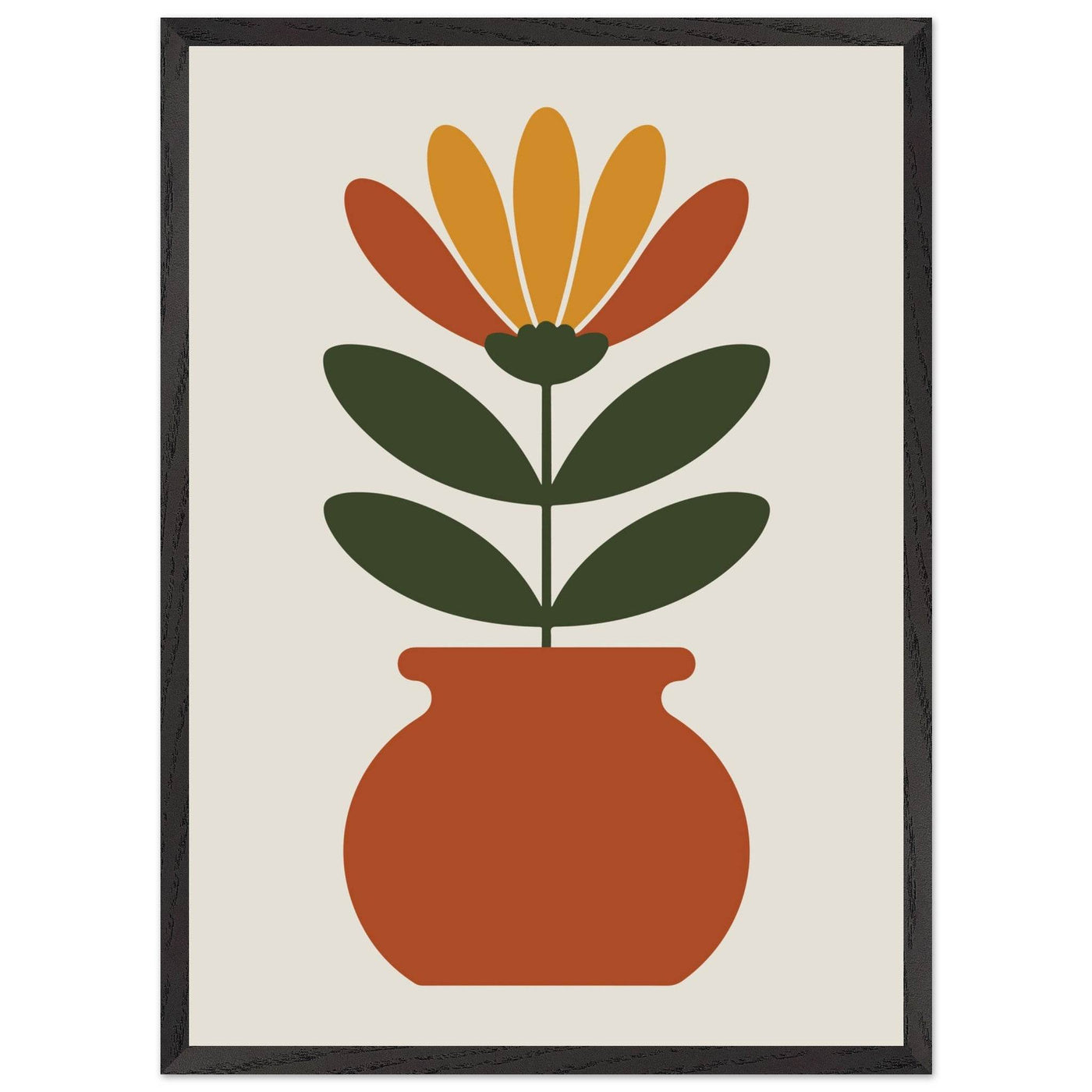 Floral Pot Art - Vibrantwalls
