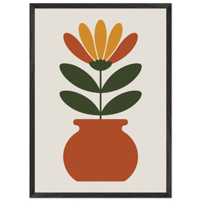 Floral Pot Art - Vibrantwalls
