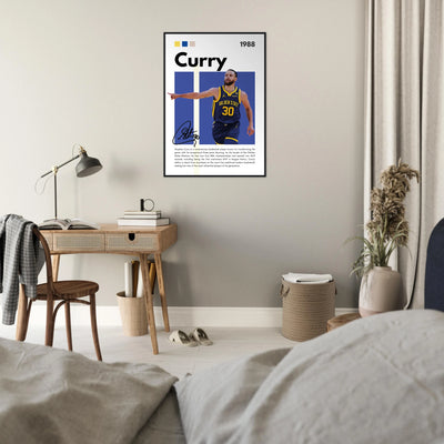 Stephen Curry Chef Curry Warriors Framed Poster Vibrantwalls