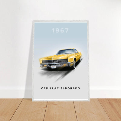 1967 Cadillac Eldorado - Iconic American Luxury Framed Poster | Premium Wall Art, Ready-to-Hang in Your Style - Vibrantwalls