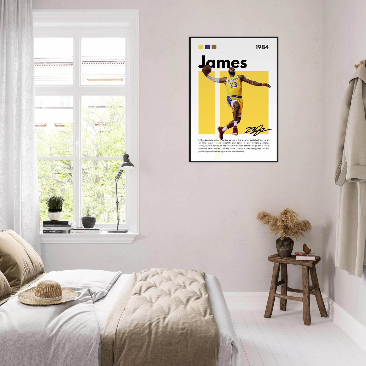 LeBron James King James Lakers Art Print - Vibrantwalls