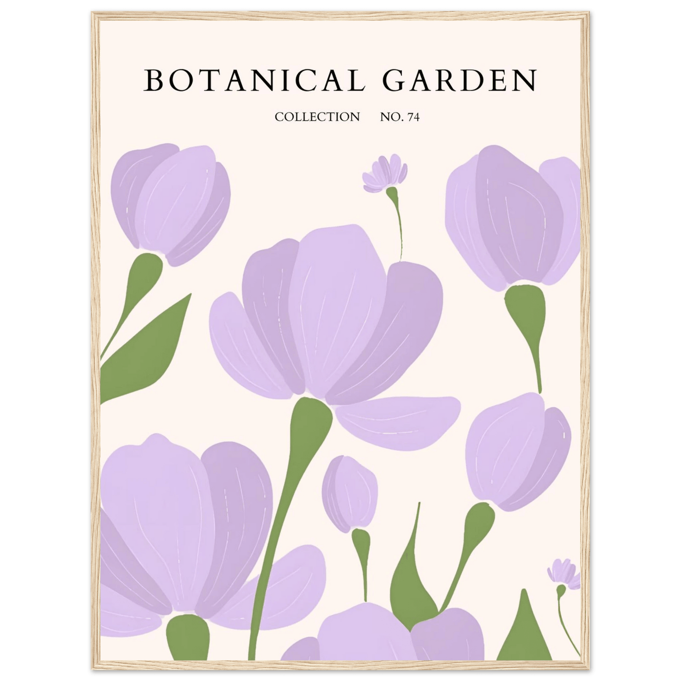 Botanical Garden Elegant Lavender Bloom Art Print - Vibrantwalls