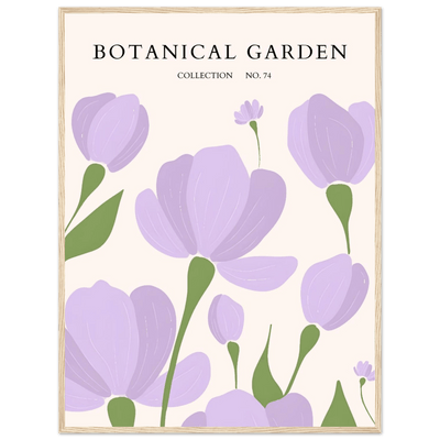 Botanical Garden Elegant Lavender Bloom Art Print - Vibrantwalls